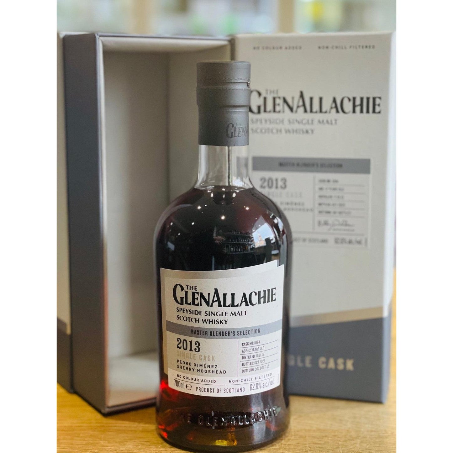 GlenAllachie 2013 Single Cask No. 1094 - 12 Year Old Pedro Ximenez Sherry Hogshead - Single Malt Scotch Whisky-Single Malt Scotch Whisky-Fountainhall Wines