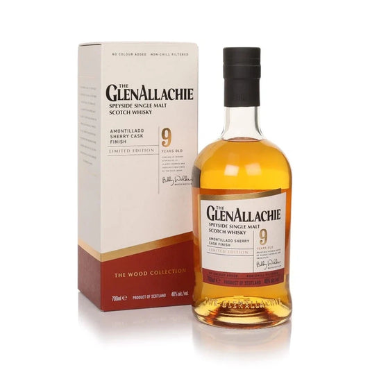 GlenAllachie The Wood Collection: 9 Year Old Amontillado Sherry Cask Finish (Limited Edition) - Single Malt Scotch Whisky-Single Malt Scotch Whisky-Fountainhall Wines