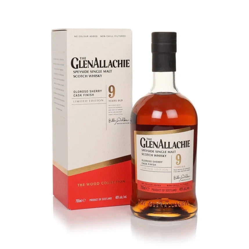 GlenAllachie The Wood Collection: 9 Year Old Oloroso Sherry Cask Finish (Limited Edition) - Single Malt Scotch Whisky-Single Malt Scotch Whisky-5060568327457-Fountainhall Wines