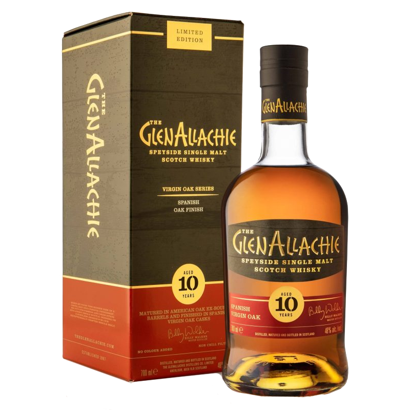 GlenAllachie Virgin Oak Series: 10 Year Old Spanish Oak - Single Malt Scotch Whisky-Single Malt Scotch Whisky-Fountainhall Wines