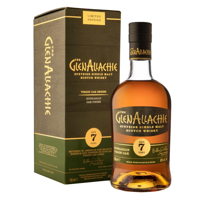 GlenAllachie Virgin Oak Series: 7 Year Old Hungarian Oak - Single Malt Scotch Whisky-Single Malt Scotch Whisky-Fountainhall Wines