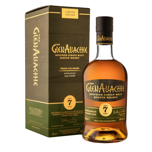 GlenAllachie Virgin Oak Series: 7 Year Old Hungarian Oak - Single Malt Scotch Whisky-Single Malt Scotch Whisky-Fountainhall Wines