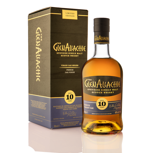 GlenAllachie Virgin Oak Series: French Virgin Oak 10 Year Old Limited Edition - Single Malt Scotch Whisky-Single Malt Scotch Whisky-5060568324845-Fountainhall Wines