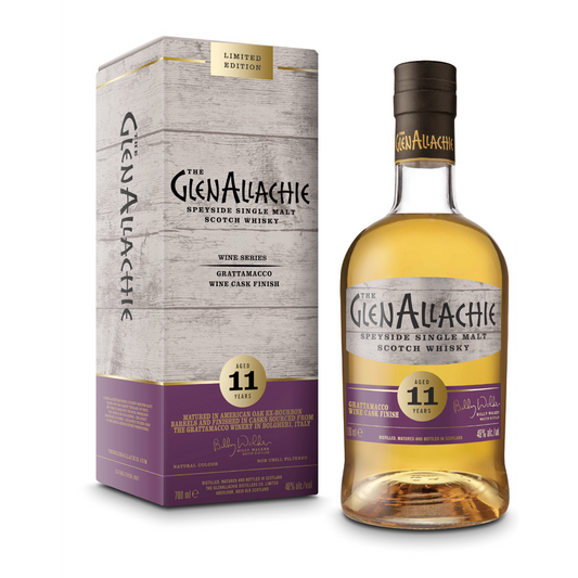 GlenAllachie Wine Series: Grattamacco Wine Finish 11 Year Old Limited Edition - Single Malt Scotch Whisky-Single Malt Scotch Whisky-5060568322933-Fountainhall Wines