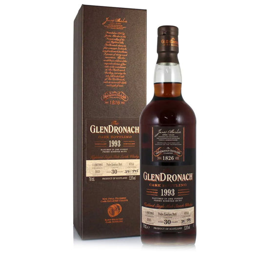 GlenDronach 1993 Cask #6753 30 Year Old Pedro Ximenez Butt 52.8% - Single Malt Scotch Whisky-Single Malt Scotch Whisky-Fountainhall Wines