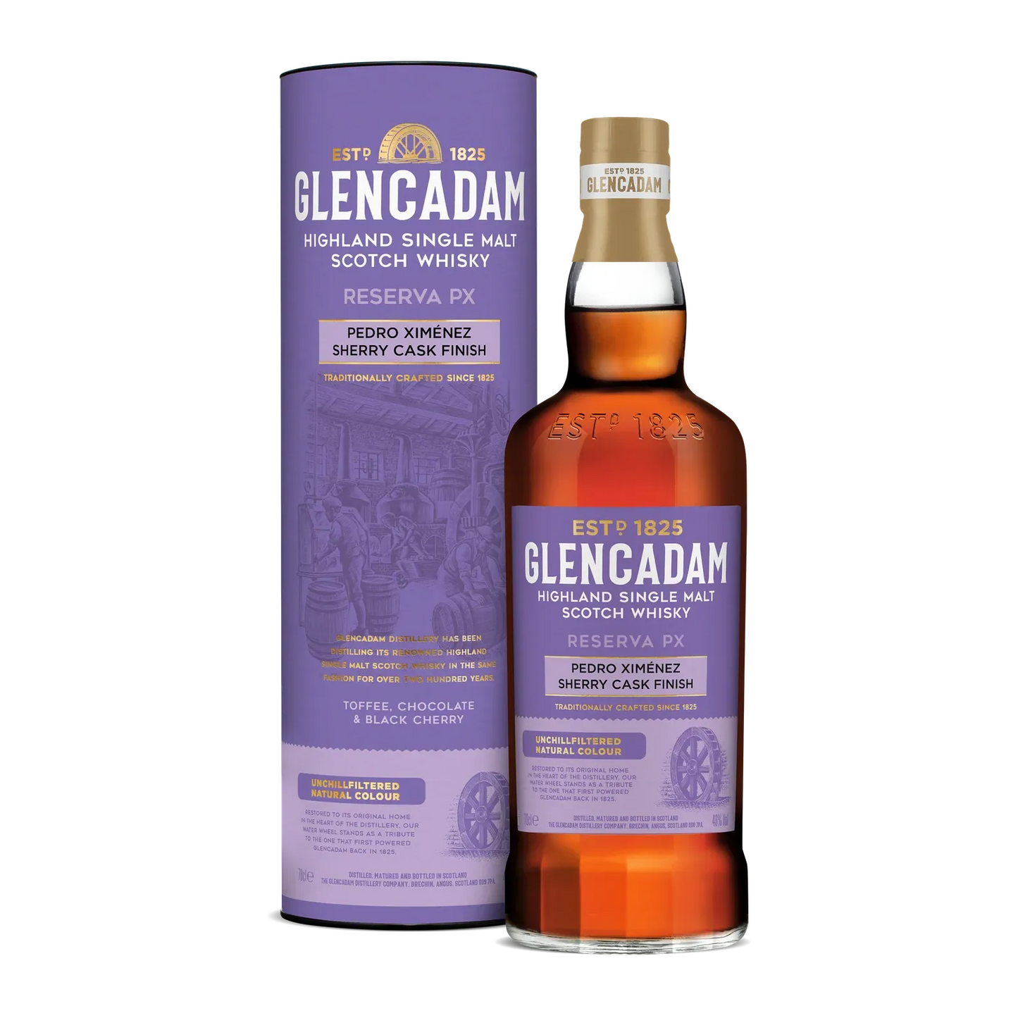 Glencadam Reserva PX - Pedro Ximénez Sherry Cask Finish - Single Malt Scotch Whisky-Single Malt Scotch Whisky-Fountainhall Wines