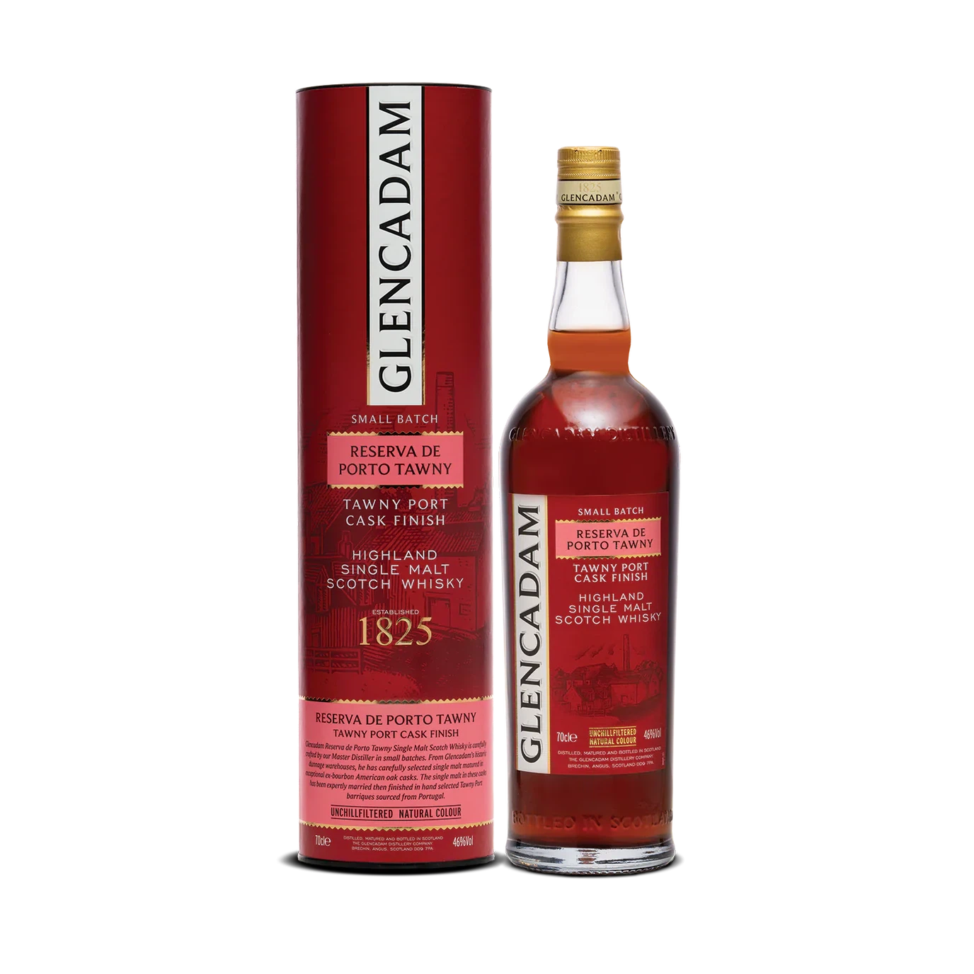 Glencadam Reserva de Porto Tawny - Tawny Port Cask Finish - Single Malt Scotch Whisky-Single Malt Scotch Whisky-Fountainhall Wines