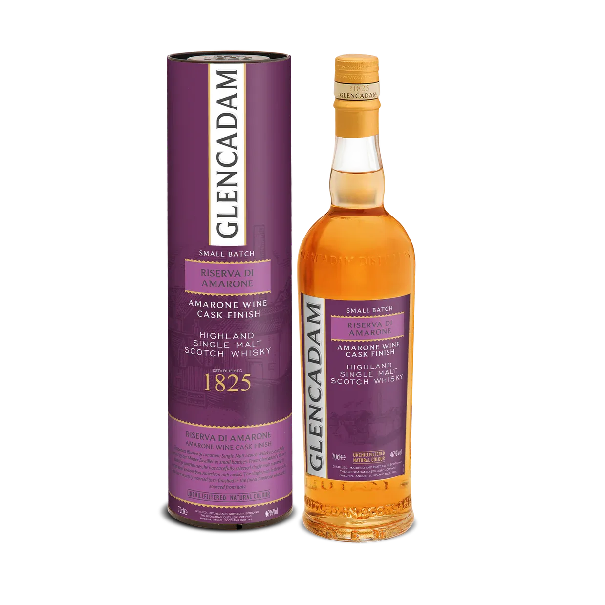 Glencadam Riserva di Amarone - Amarone Wine Cask Finish - Single Malt Scotch Whisky-Single Malt Scotch Whisky-Fountainhall Wines