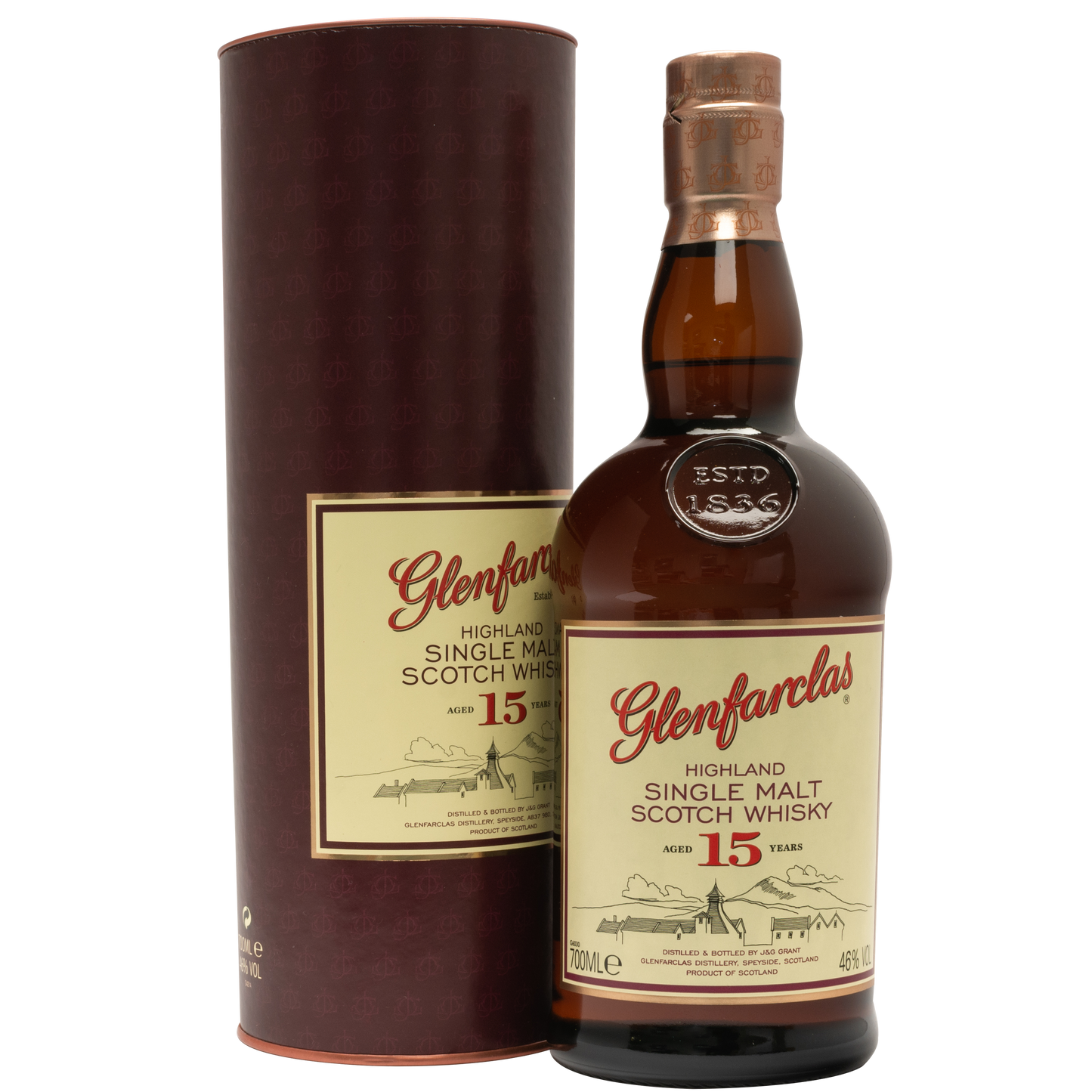 Glenfarclas 15 Year Old - Single Malt Scotch Whisky-Single Malt Scotch Whisky-5018066154617-Fountainhall Wines