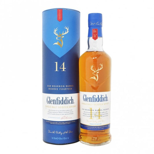 Glenfiddich 14 Year Old - Single Malt Scotch Whisky-Single Malt Scotch Whisky-5010327324333-Fountainhall Wines