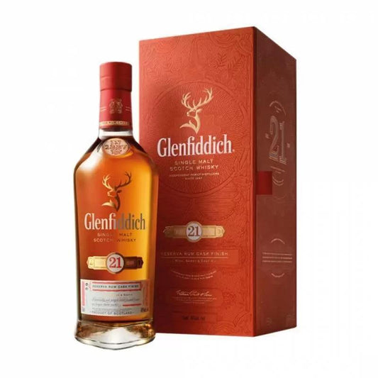 Glenfiddich 21 Year Old - Reserva Rum Cask Finish - Single Malt Scotch Whisky-Single Malt Scotch Whisky-5010327324081-Fountainhall Wines