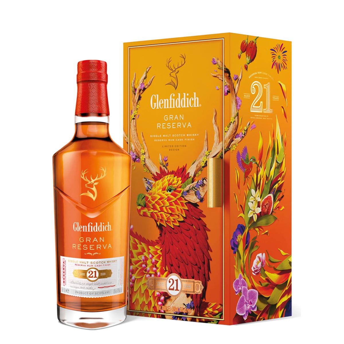 Glenfiddich 21 Year Old - Reserva Rum Cask Finish - Single Malt Scotch Whisky-Single Malt Scotch Whisky-Fountainhall Wines