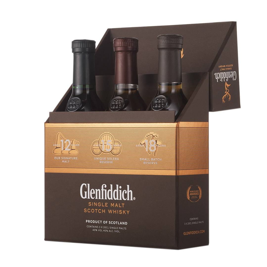 Glenfiddich Malt Tasting Collection 3x20cl - Single Malt Scotch Whisky-Single Malt Scotch Whisky-5010327098104-Fountainhall Wines