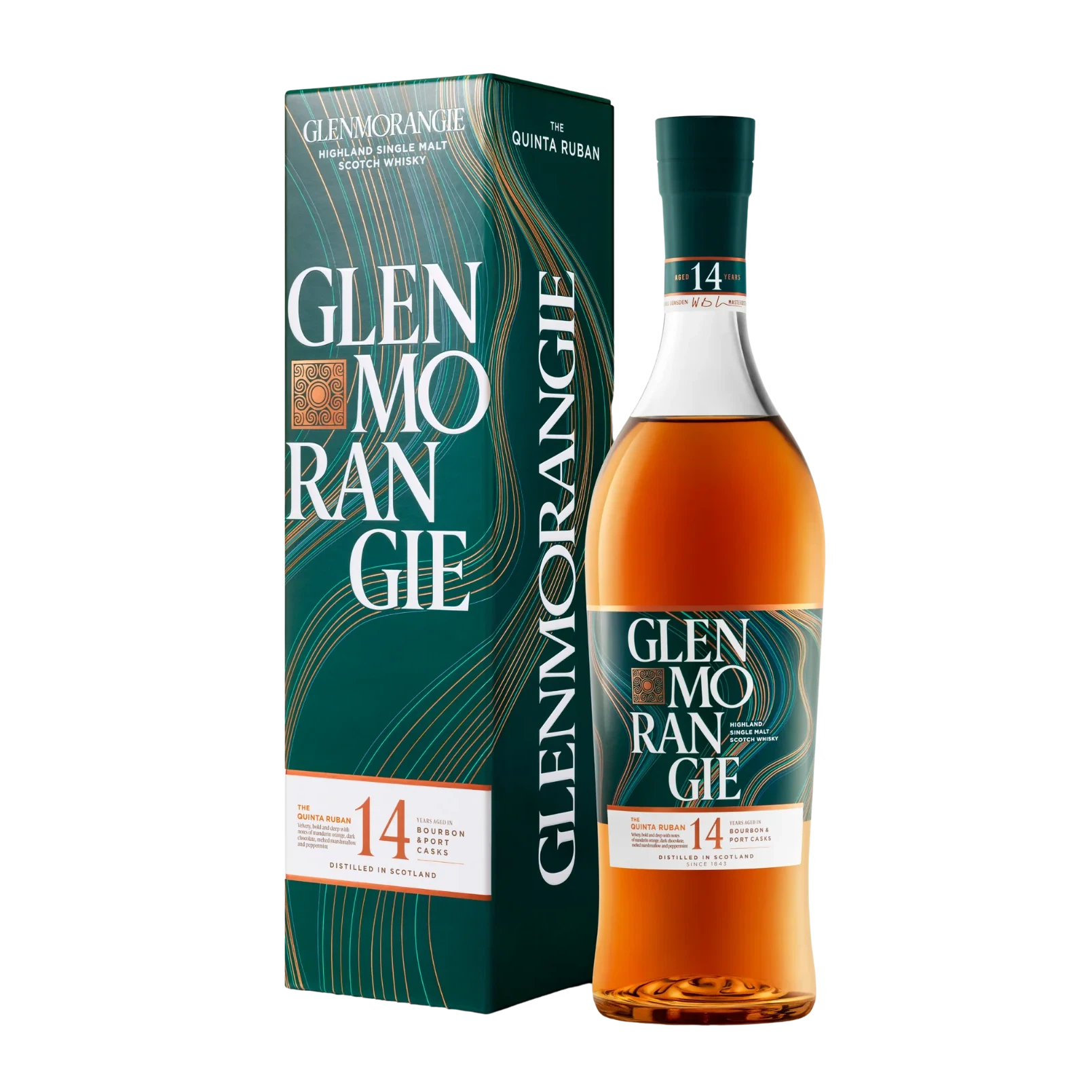 Glenmorangie Quinta Ruban 14 Year Old - Port Cask Finish - Single Malt Scotch Whisky-Single Malt Scotch Whisky-5010494951813-Fountainhall Wines