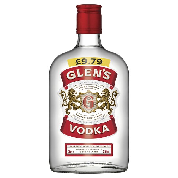 Glen's Vodka 35cl (Price Marked £9.79)-Vodka-Fountainhall Wines