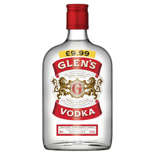Glen's Vodka 35cl (Price Marked £9.99)-Vodka-Fountainhall Wines