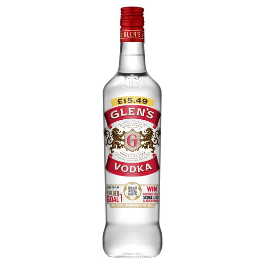 Glen's Vodka 70cl (Price Marked £15.49)-Vodka-5016840164326-Fountainhall Wines