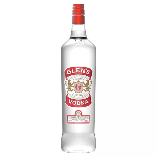 Glen's Vodka Litre (Price Marked £19.49)-Vodka-5016840616467-Fountainhall Wines