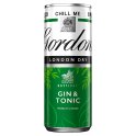 Gordon's Gin & Tonic (Price Marked £2.19) 250ml-RTD's (Ready To Drink)-Fountainhall Wines