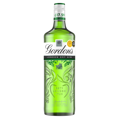 Gordon's London Dry Gin 70cl (Price Marked £17.59)-London Dry Gin-Fountainhall Wines