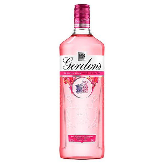 Gordon's Premium Pink Gin Litre-Gin-Fountainhall Wines