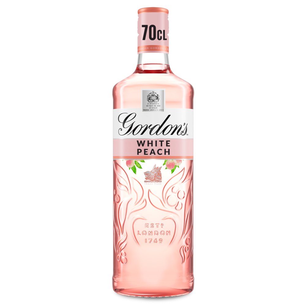 Gordon's White Peach Gin 70cl-London Dry Gin-Fountainhall Wines