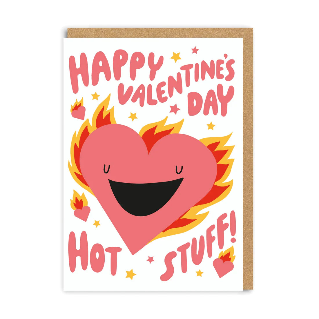 Happy Valentine's Day Hot Stuff Card (From My Beautiful Caravan)-Fountainhall Wines