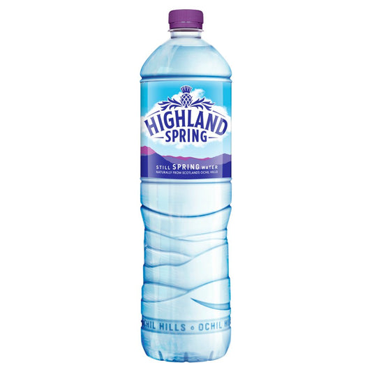 Highland Spring Still Water 1.5 Litre-Soft Drink-5010459005025-Fountainhall Wines
