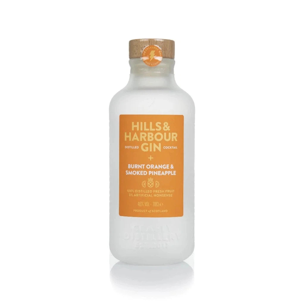 Hills & Harbour Burnt Orange & Smoked Pineapple Distilled Gin Cocktail-Gin-759500083005-Fountainhall Wines