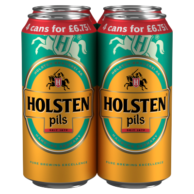 Holsten Pils Premium Lager 4x440ml (Price Marked £6.75)-World Beer-Fountainhall Wines