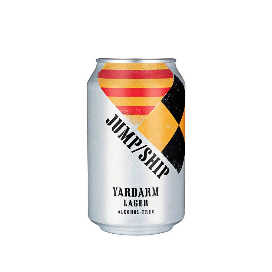 Jump Ship Yardarm Lager - Alcohol Free 330ml Can-Scottish Beers-Fountainhall Wines