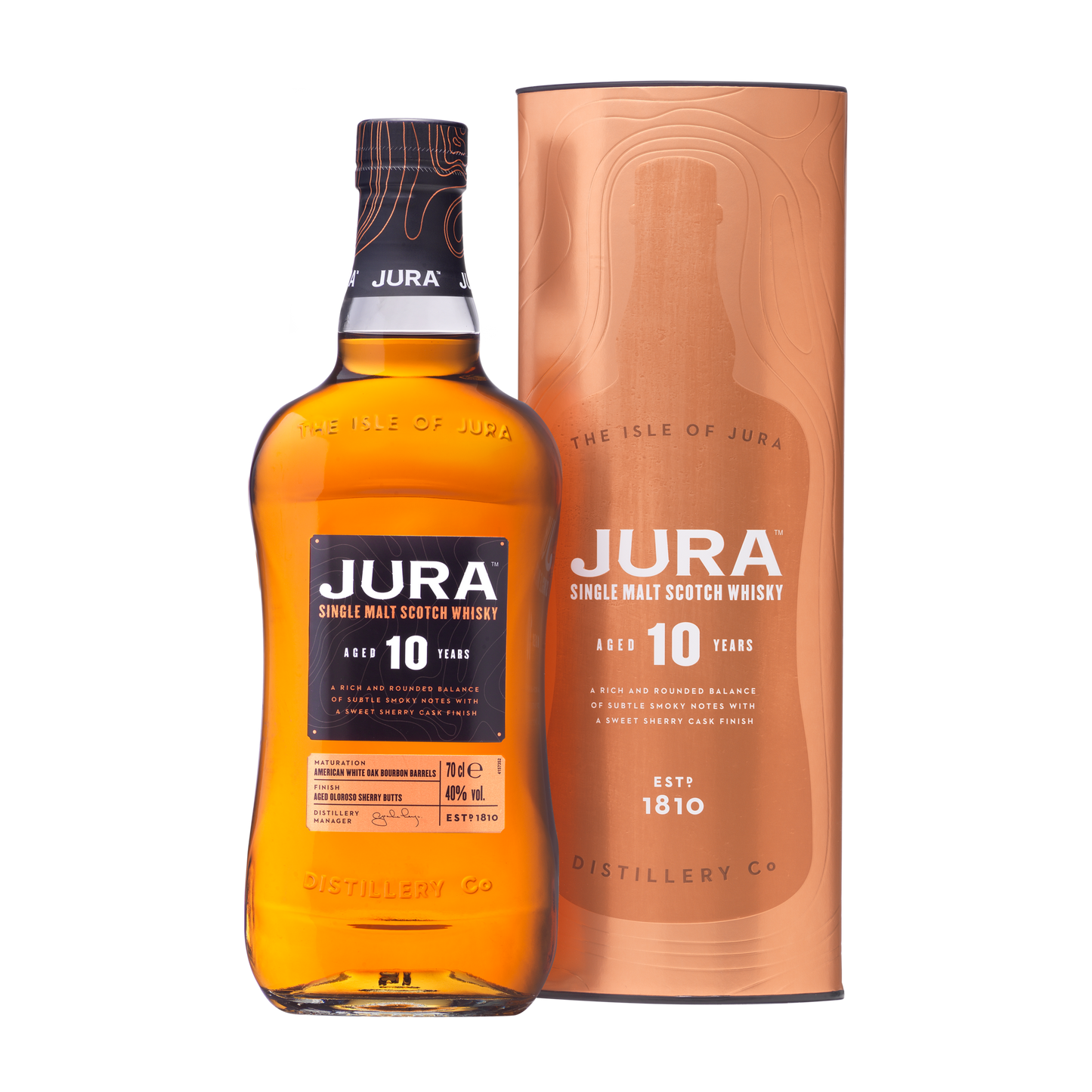 Jura 10 Year Old - Single Malt Scotch Whisky-Single Malt Scotch Whisky-5013967012486-Fountainhall Wines