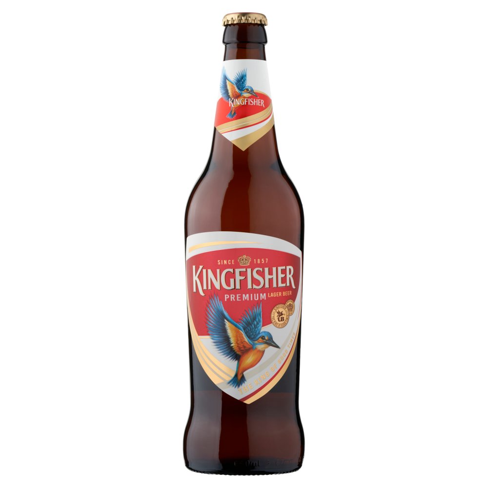 Kingfisher Premium Lager Beer 650ml-World Beer-5056225900026-Fountainhall Wines