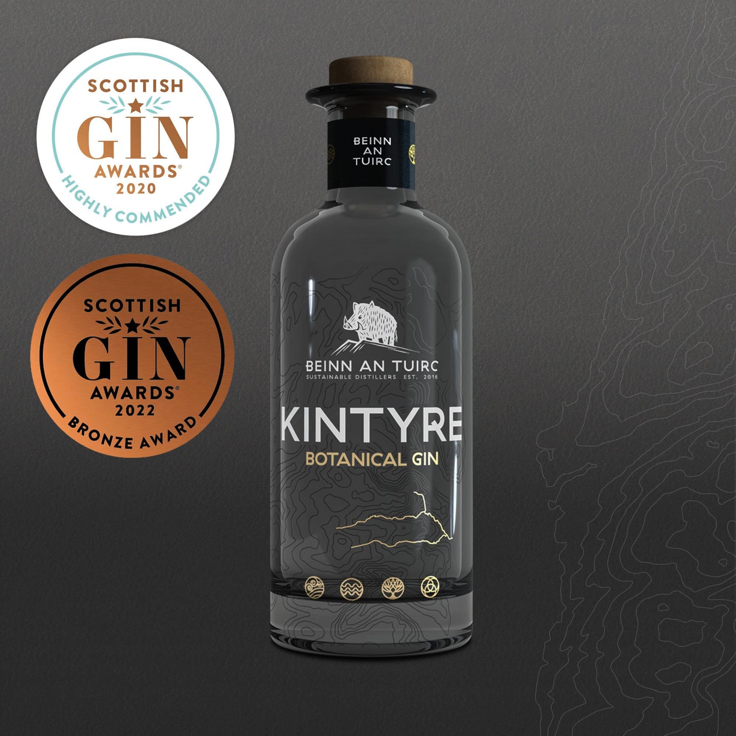 Kintyre Gin-Gin-5060504100007-Fountainhall Wines