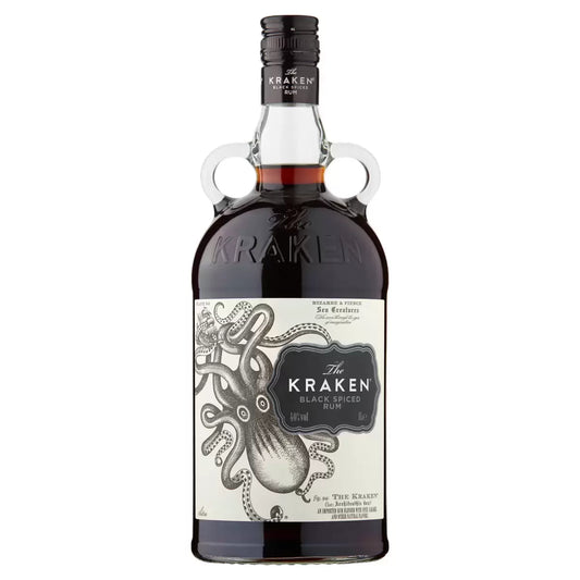Kraken Rum Black Spiced Rum Litre-Spiced Rum-Fountainhall Wines