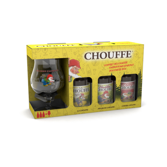 La Chouffe Gift Pack 3 X 330ml Plus Tulip Glass-World Beer-Fountainhall Wines