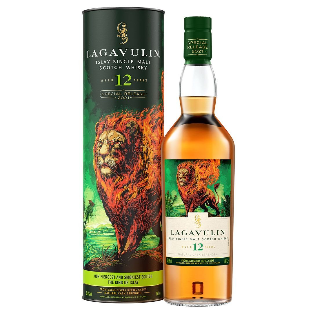 Lagavulin 12 Year Old (Special Release 2021) 56.5% - Single Malt Scotch Whisky-Single Malt Scotch Whisky-5000281067001-Fountainhall Wines