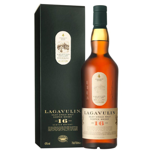 Lagavulin 16 Year Old - Single Malt Scotch Whisky-Single Malt Scotch Whisky-5000281005409-Fountainhall Wines