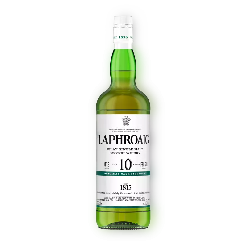 Laphroaig 10 Year Old Cask Strength - Single Malt Scotch Whisky-Single Malt Scotch Whisky-5010019639820-Fountainhall Wines