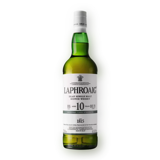 Laphroaig 10 Year Old Cask Strength - Single Malt Scotch Whisky-Single Malt Scotch Whisky-5010019640987-Fountainhall Wines