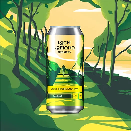 Loch Lomond Brewery West Highland Way - Pale Ale 440ml-Scottish Beers-5060288492848-Fountainhall Wines