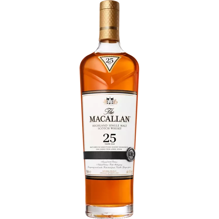 Macallan Sherry Oak 25 Year Old - 2022 Release - Single Malt Scotch Whisky-Single Malt Scotch Whisky-5010314003807-Fountainhall Wines