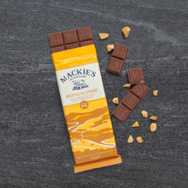 Mackie's Honeycomb Chocolate 120G-Confectionery-Fountainhall Wines