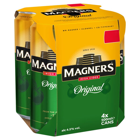 Magners Irish Cider Original 4x440ml (Price Marked £5.85) - Fountainhall Wines