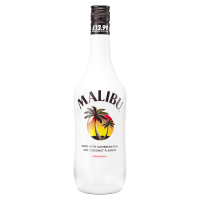 Malibu Original White Rum with Coconut Flavour 70cl (Price Marked £13.99)-Liqueurs-8410024711103-Fountainhall Wines