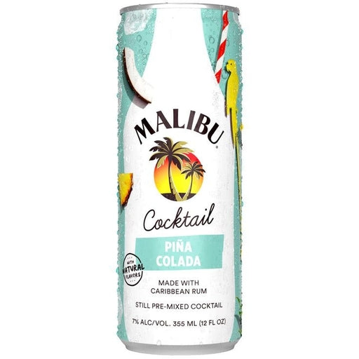Malibu Rum Pina Colada Mixed Drink 250ml-RTD's (Ready To Drink)-Fountainhall Wines