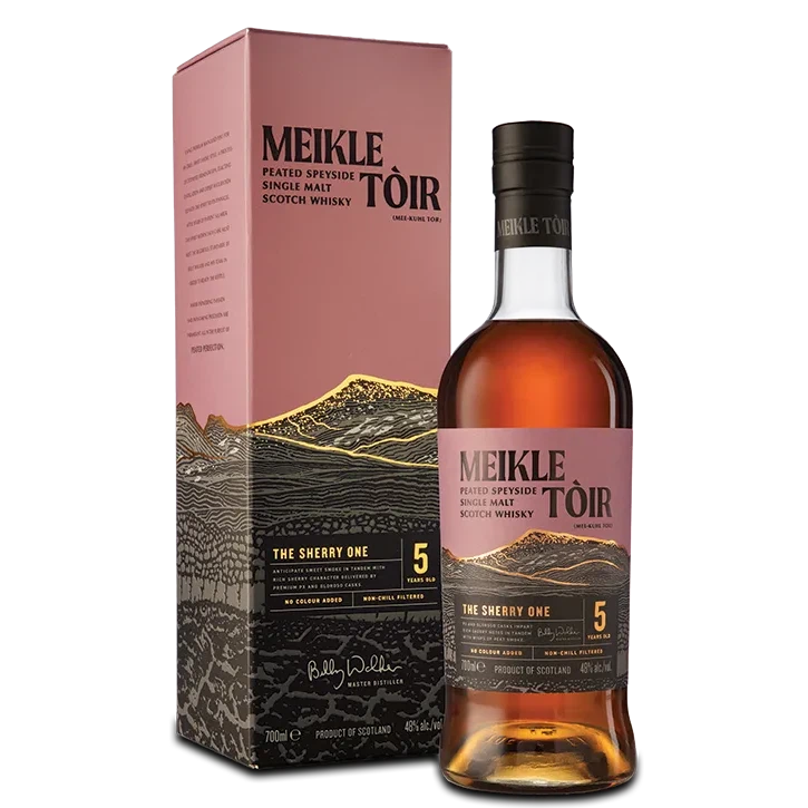 Meikle Toir - The Sherry One 5 Year Old-Single Malt Scotch Whisky-5060568326801-Fountainhall Wines