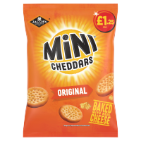Mini Cheddars (Price Marked £1.25)-Snacks-5000168039718-Fountainhall Wines