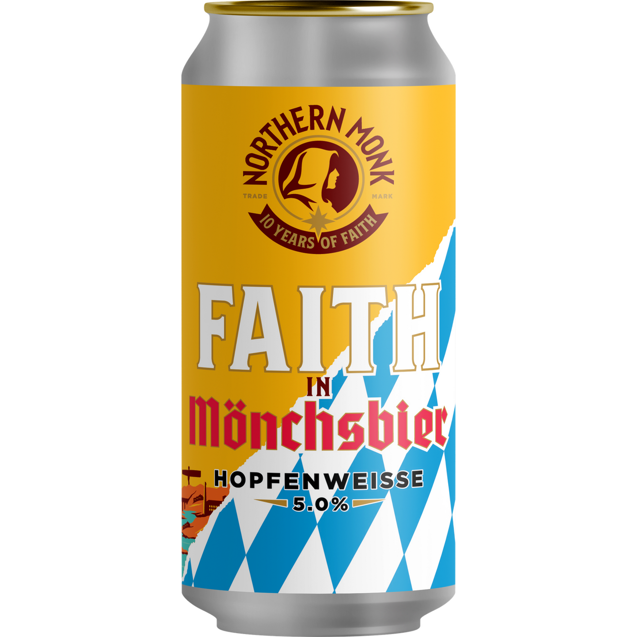Northern Monk Faith In Monchsbier 440ml (PRE-ORDER – EXPECTED TO BE DISPATCHED EARLY TO MID SEPTEMBER)-World Beer-Fountainhall Wines
