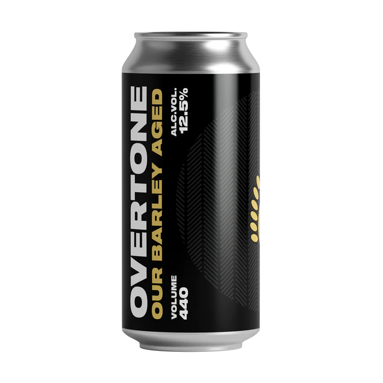 Overtone Our Barley Aged Barrel Aged Imperial Stout (Collab with Lochlea )12.5% 440ml Can-Scottish Beers-5060627283038-Fountainhall Wines